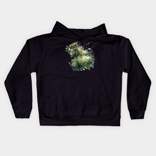 LEAVES HULK Kids Hoodie by Drank